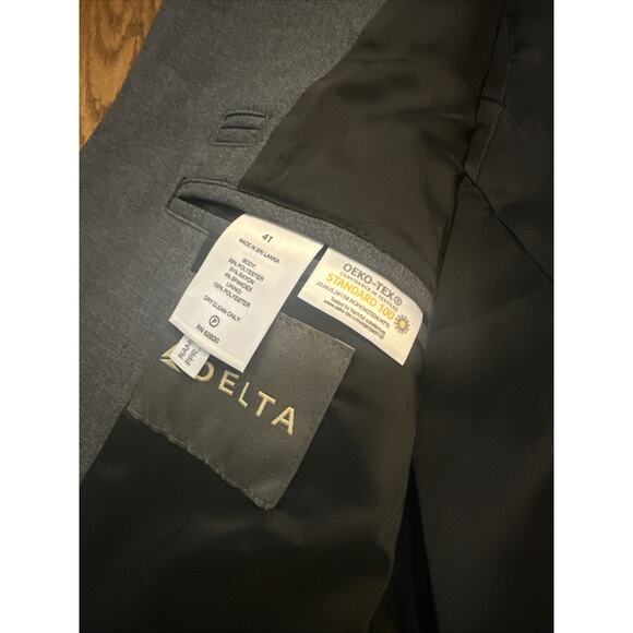 Lands End Delta Blazer Grey 41 New - Picture 3 of 11